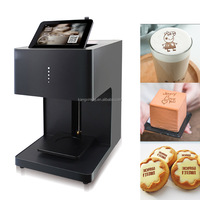 Mesin cetak Latte pencetak kopi bir gelap kopi untuk Cappuccino mesin cetak resolusi tinggi 3D mesin kopi Printer