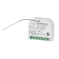 Relé/interruptor LED Controlado por Voz Compatible con Ecosistemas Matter SR-MT9041A-R Matter Over Thread