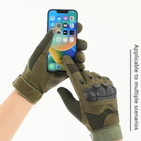 Gants Tactiques d'Entraînement en Plein Air avec Logo Personnalisé Vente en Gros de Cyclisme avec Écran Tactile Sensible, Doigt Complet Anti-coupure, Chasse
