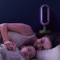 Mosalogic piège à insectes volants USB tueur de moustiques intérieur avec veilleuse attractif UV pour la maison et le bureau