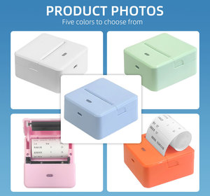 <span class=keywords><strong>Imprimante</strong></span> thermique portable sans fil 58 mm pour étiquettes, Bluetooth, portable, <span class=keywords><strong>photo</strong></span>, USB, <span class=keywords><strong>imprimante</strong></span> de reçus thermique de poche - Product Image 2