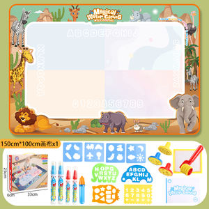 Nuevo modelo de diseño de educación para niños Diy 150*100Cm dibujo de agua Doodle Mat para niñas de más de <span class=keywords><strong>3</strong></span> años - Product Image 2
