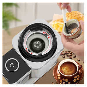 Chuyên Nghiệp Thép Không Gỉ Burr Máy Xay AC Động Cơ Điện Nhỏ Xách Tay Thương Mại Máy Xay Đậu Cho Hộ Gia Đình Khách Sạn Sử Dụng - Product Image 5