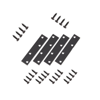 Plaque de raccordement en acier inoxydable sur mesure, idéale pour tables et bureaux, supports plats en acier au carbone