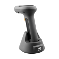 Lecteur de codes-barres 2D sans fil portable, lecteur de codes-barres sans fil BT portable industriel avec station de charge pour les opérations d'entrepôt