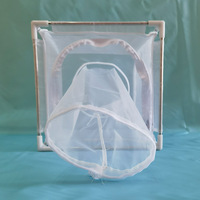 Cage d'élevage d'insectes pliable 30x30x30cm, solide et luxueuse, avec maille 100µm, cage à papillons respirante, cadre en acier inoxydable