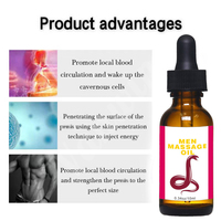Huile de massage pour soins intimes masculins extra forte - Gel vitalité de qualité professionnelle pour une nutrition et un soutien quotidiens