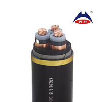 150mm 185mm 240mm 300mm 400mm 8,7mm ignífugo XLPE aislado, PVC forrado STA 3 Core/15kV Cable eléctrico