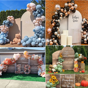 Batı kovboy çiftlik ahır kapı vaftiz bebek duş doğum günü partisi dekorasyon kemer zemin kapak - Product Image 6