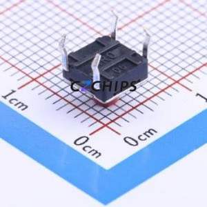 K2-1110DP-C4SW-04 Tactile Switch Through hole-4P,6x6mm Switch Single Pole Single Throw Round Button 2.5N Through Hole - Product Image 2