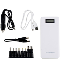 Paket Baterai CPAP 20000MAh Bank Daya Portabel untuk ResMed AirSense 10 11 Kabel Pengisi Daya DC AirMini Adaptor 24V Pengisian Cepat