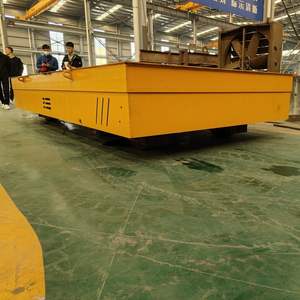 Carrello per carrello di trasferimento ferroviario elettrico piatto ad alta velocità industriale motorizzato da 10 tonnellate con telecomando senza fili - Product Image 4