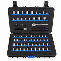 Jeu d'outils en titane non magnétique 69 pièces, douilles OEM pour usage IRM, légers, efficaces, avec mallette rigide, qualité industrielle