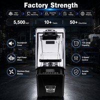 Machine à milkshake professionnelle avec couvercle insonorisant pour bar et café - 5 programmes automatiques, fonction Pulse, garantie de 2 ans