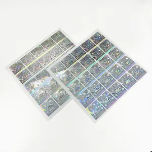 Customized hologram stickers logo Anti-Counterfeit Hologram Sticker high quality 3d hologram sticker maker