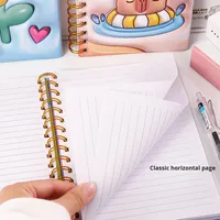 Cuaderno Espiral Expandible Personalizado al por Mayor, Imitación Piel, Venta Directa de Fábrica, Regalo Creativo para Estudiantes, Papelería 185*130mm