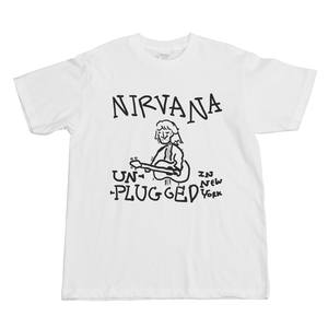 T-shirt unisexe à manches courtes en coton 100% noir et blanc, imprimé groupe rock, style punk rétro américain, coupe classique - Product Image 1