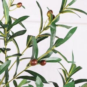 Rama de Olivo Artificial Qihao Silk Tree, Hojas de Topiario, Planta Artificial de Olivo para Decoración de Jardín Exterior - Product Image 2
