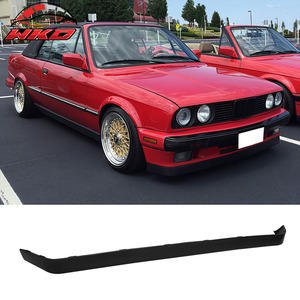 Compatible con BMW E30 Serie 3 84-92, Labio de Parachoques Delantero Estilo M-Tech, Negro Sin Pintar - Product Image 1