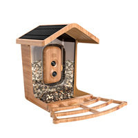 Mangeoire à oiseaux intelligente Willfine AI avec identification des espèces, caméra intelligente IA 4K étanche Birdify sur poteau pour la faune sauvage du jardin, cadeaux