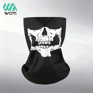 Masque de cyclisme Yueli imprimé crâne, en polyester respirant, serviette de visage d'extérieur, foulard magique, protection solaire estivale - Product Image 5