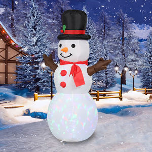 عيد الميلاد نفخ مضاءة في الهواء الطلق حديقة زينة الحزب الدورية أضواء ملونة عيد الميلاد ثلج - Product Image 4