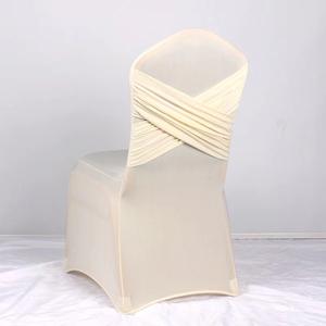 Giáng sinh màu trắng ưa thích ghế bao gồm xù tiệc bảo vệ Spandex slipcovers cho các sự kiện bên và đám cưới - Product Image 3