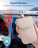 Sac Faraday pour porte-clés Faraday Cage protecteur voiture RFID Signal bloquant porte-clés protecteur anti-vol Faraday pochette