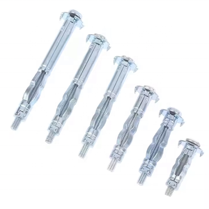 Tornillo de fijación de acero Gecko, anclaje de pared, tuerca de expansión para pared hueca, perno de metal para hormigón, anclajes de expansión para pared hueca, brillante - Product Image 1