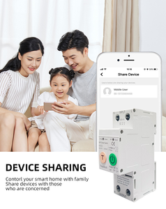 Interruptor de Circuito Wifi con Protección Contra Fugas, Temporizador Inteligente, Relé, Control Remoto por Aplicación Tuya, Compatible con Smart Home, Alexa y Google Home - Product Image 4