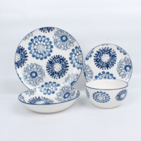 Assiettes et bols de cuisine, Ensemble de vaisselle en céramique