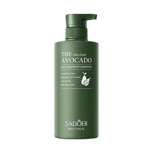 Shampoo <span class=keywords><strong>anti</strong></span>-pelliculaire et <span class=keywords><strong>anti</strong></span>-graisse à l'avocat en marque propre - Shampooing léger et nettoyant en profondeur 500 ml - Product Image 1
