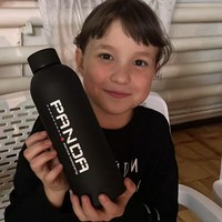 Bouteille d'eau sport grande capacité en acier inoxydable 304 avec logo personnalisé, tasse thermos isotherme, cadeau, maintien thermique 12-24 heures