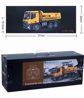 Huina 1582 alliage métallique RC Construction voiture radiocommandée pelle amateur camion jouet