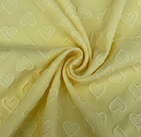Usine directe de haute qualité tissé Polyester Textile Jacquard doux tissus en relief pour les robes d'amant