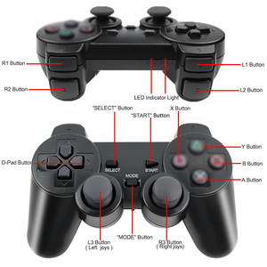Control Inalámbrico para PS2/PS1, Gamepad 2.4G para PS2, Joystick USB para PC, Consola de Juegos con Doble Vibración - Product Image 3