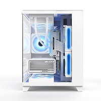 Casing PC Gaming Kaca Tempered OEM, Kabinet Gamer Micro ATX Mini ITX, Casing Komputer Transparan
