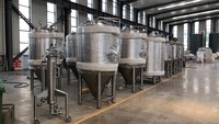 Contrôleur à écran tactile pour unitank de fermentation, en acier inoxydable, réservoir de fermentation automatique de bière