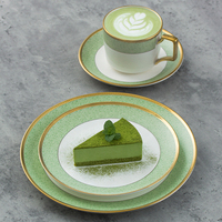 Vaisselle de luxe JQY pour la restauration fine avec porcelaine de Phnom Penh, ensemble de table élégant, vaisselle en céramique nordique pour hôtel et restaurant