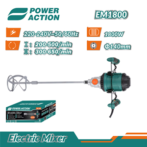 Mezcladora Eléctrica Industrial de 6 Velocidades y 1800W con Motor de Cobre <span class=keywords><strong>para</strong></span> <span class=keywords><strong>Mortero</strong></span>, Yeso, Cemento, Concreto y Pintura, <span class=keywords><strong>Taladro</strong></span> <span class=keywords><strong>Mezclador</strong></span> <span class=keywords><strong>para</strong></span> Construcción - Product Image 4