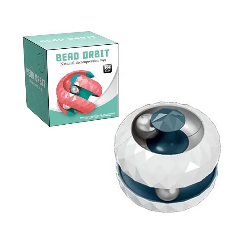 Ept 1 Dollar Store Promotion Relieve Stress Magical Bead Orbit Ball Fingertip Rotating Magic Bean Cube Spinner Fidget Toy 2023