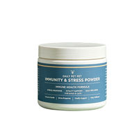 Poudre de soutien immunitaire et anti-stress pour animaux de compagnie, formule quotidienne à base de plantes et de vitamines pour chiens et chats