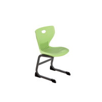 Meubles de classe modernes, bureau individuel réglable en hauteur en plastique ABS, chaises en PP, structure en acier pour salle de classe primaire