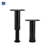 Pieds de meubles réglables en fer modernes Goodhand FF6205 pour tables et chaises de cuisine, salle à manger, chambre, salon, salle de bain, bureau à domicile