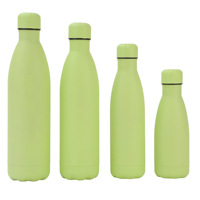 Bouteilles d'eau de sport isothermes en acier inoxydable 304 à double paroi, anti-fuite, bleu marine, avec logo personnalisé, vente en gros, collection 2026