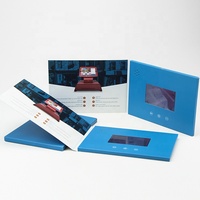 Nouveaux produits en vogue, idées en lin de marque, technologie promotionnelle du client, boîte de carte-cadeau, livre de brochures vidéo