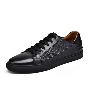 Chaussures de sport rétro décontractées pour hommes, baskets tendance pour hommes, fermeture éclair, <span class=keywords><strong>cuir</strong></span> confortable, maille supérieure, skateboard, printemps, hiver - Product Image 2
