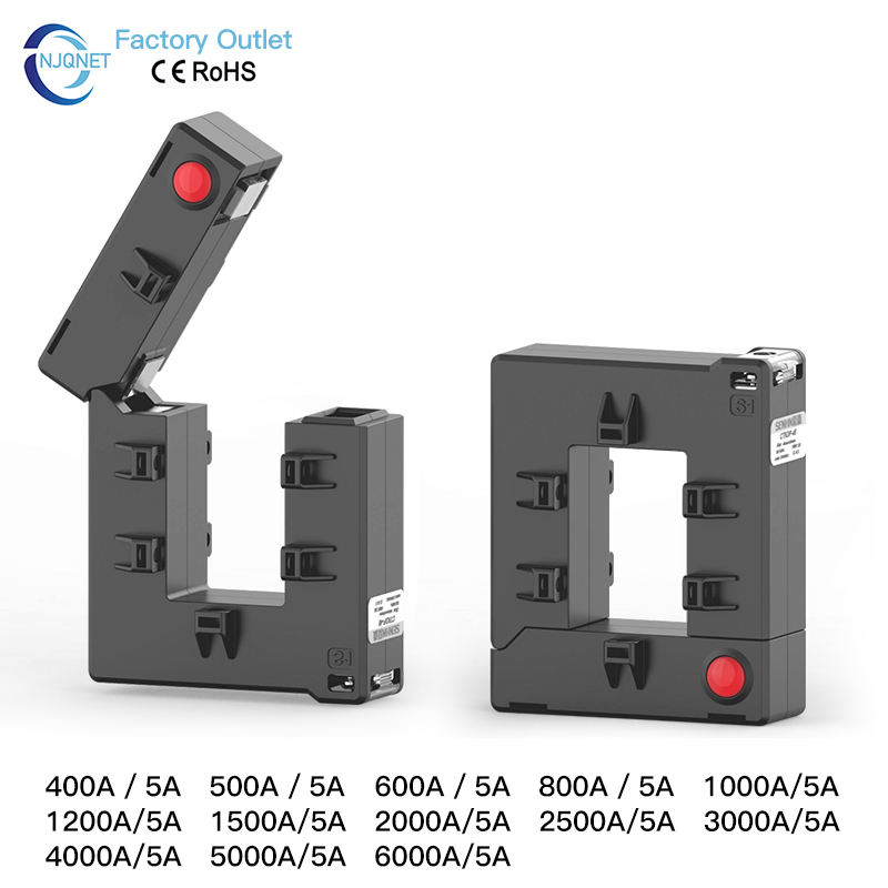 Split Core Current Transformer CT Clamp QNCTK2-510 800A 5A 1000A 1500A 2000 2500 5 3000/5 AC Open Type Current Sensor Transducer