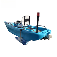 Grand bateau de pêche en kayak PE, propulsé électriquement, sans pollution, neuf, 3,8 m, 1 passager, familial et pour la pêche en mer