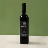 사용자 정의 블루 호일 스탬프 양각 질감 거친 와인 라벨 맞춤형 라벨 와인